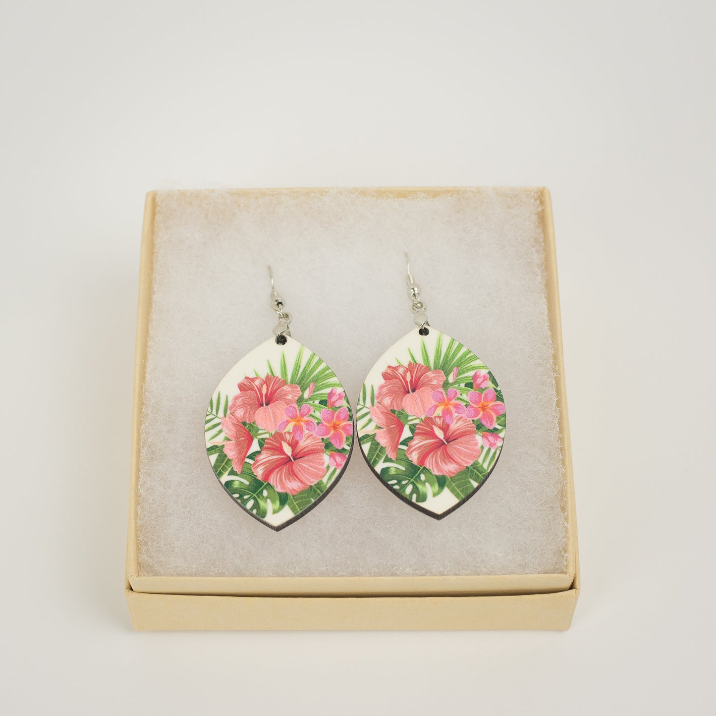 Tropical Floral Earrings - tagastonecustoms.com