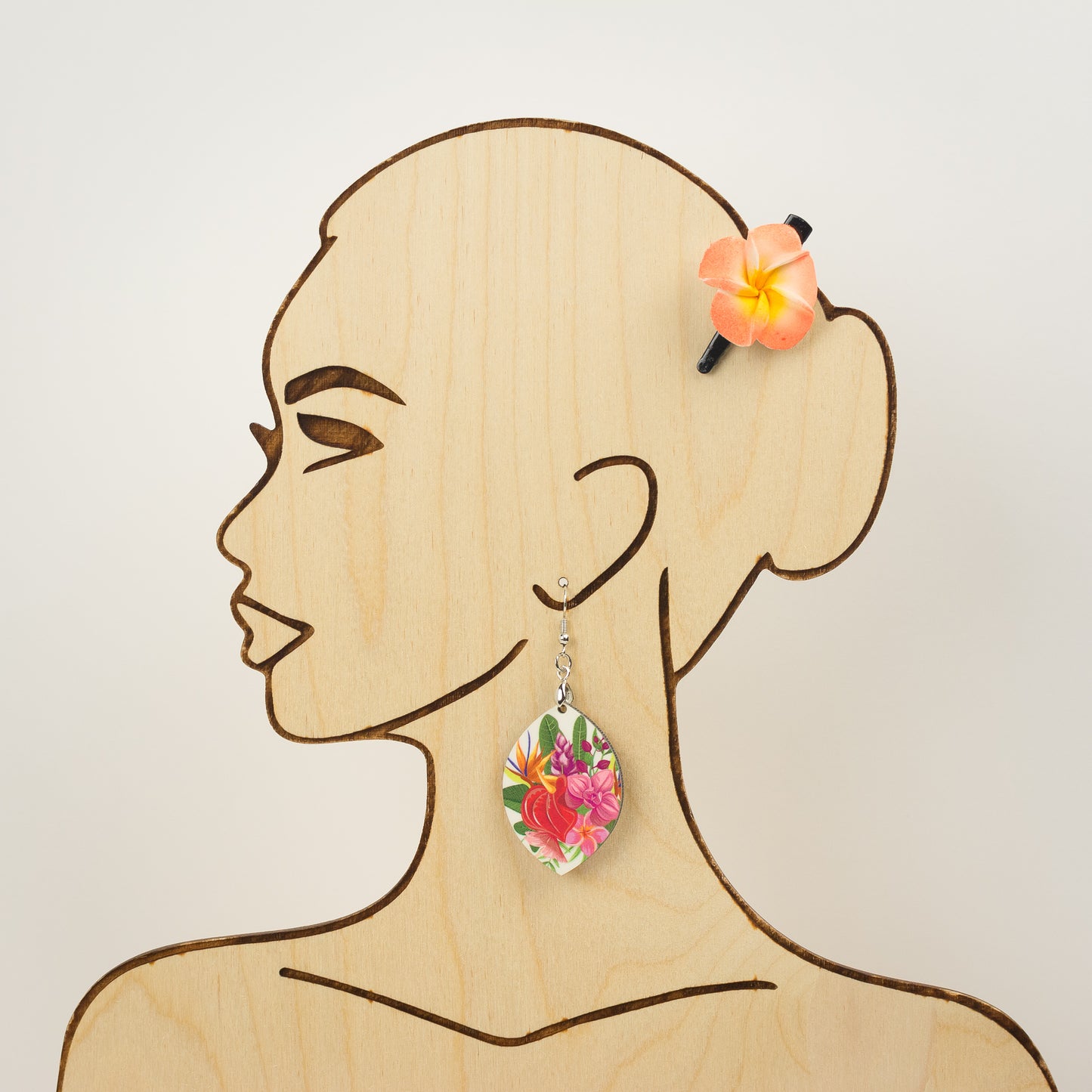 Tropical Floral Earrings - tagastonecustoms.com