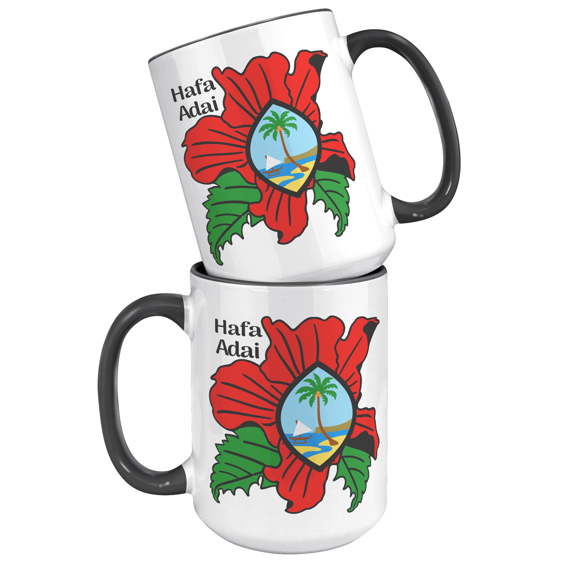 Hibiscus Guam Mug - tagastonecustoms.com