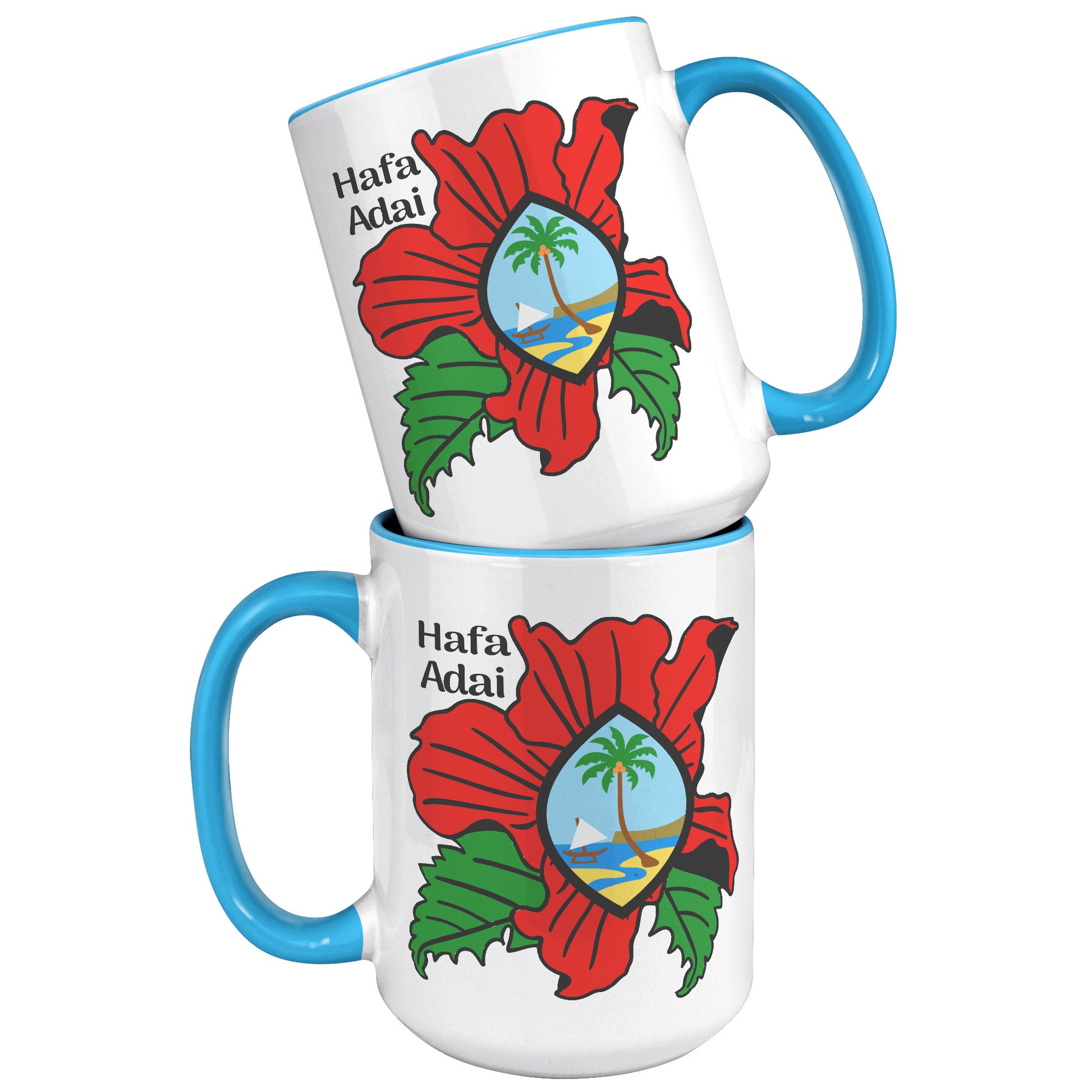 Hibiscus Guam Mug - tagastonecustoms.com