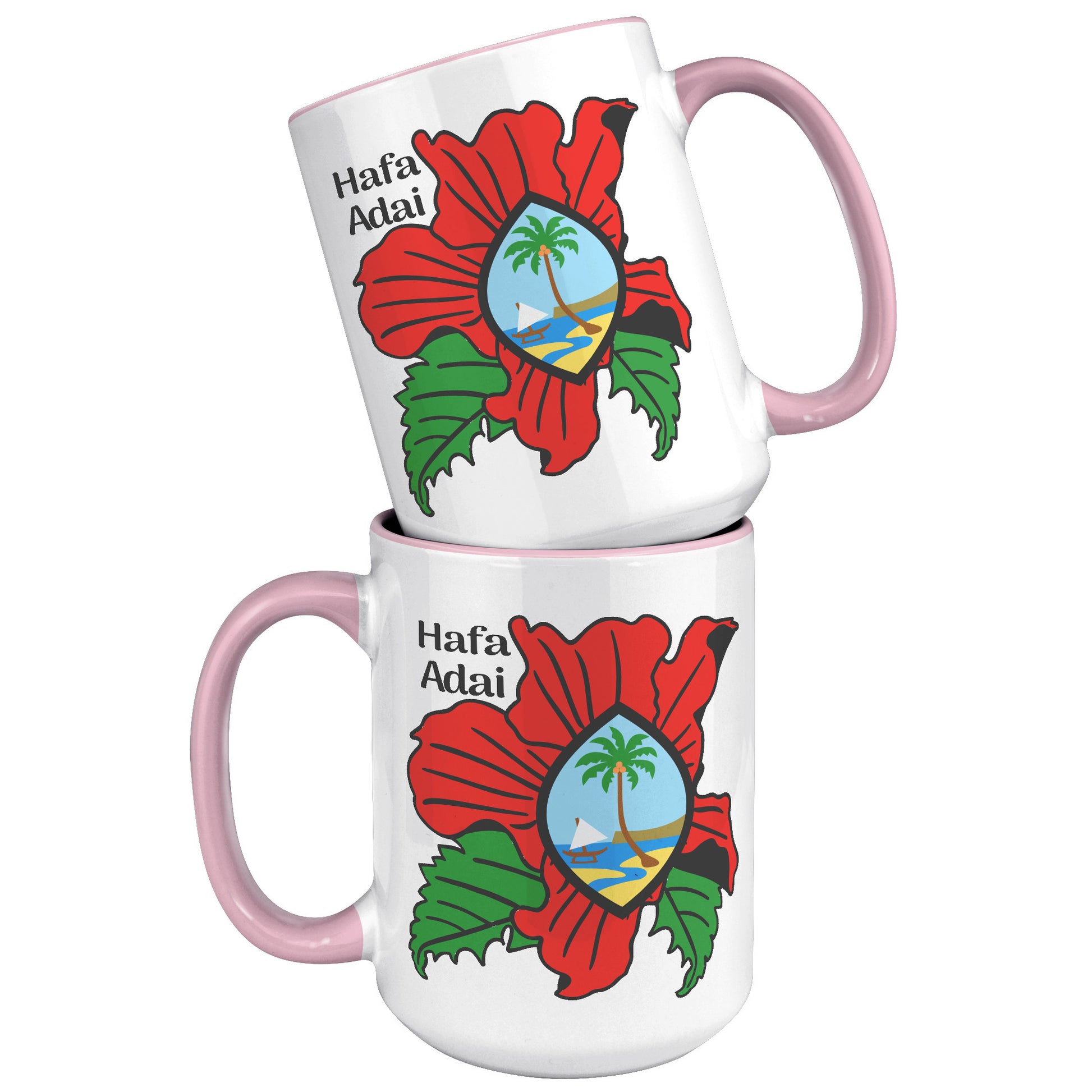 Hibiscus Guam Mug - tagastonecustoms.com