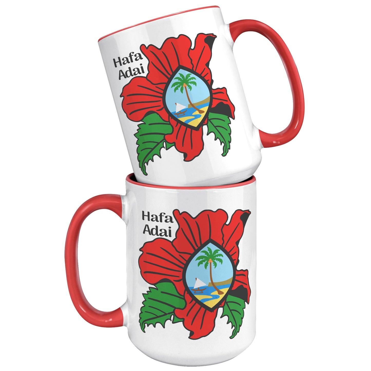 Hibiscus Guam Mug - tagastonecustoms.com