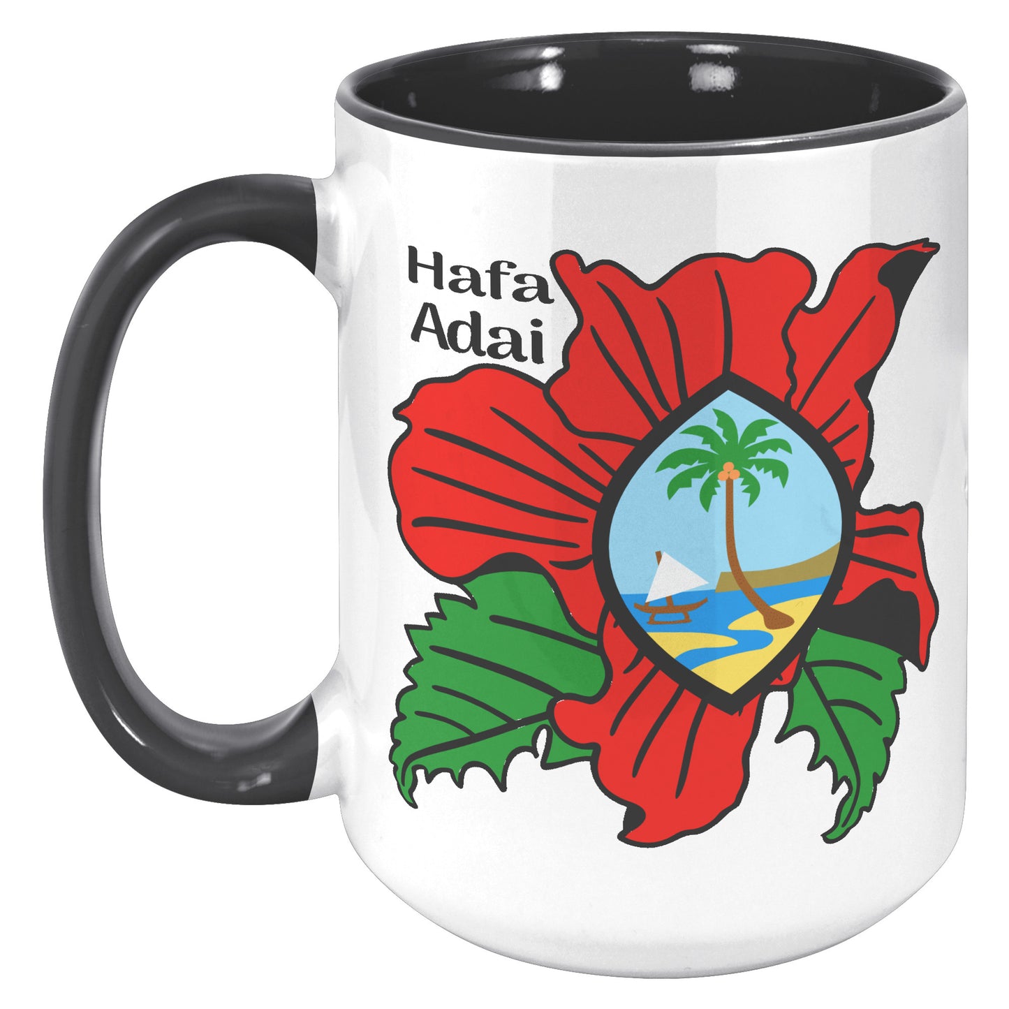 Hibiscus Guam Mug - tagastonecustoms.com