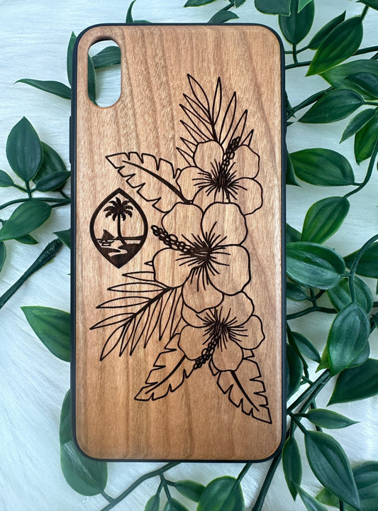 Guam XS Max Wood Phone Case - tagastonecustoms.com