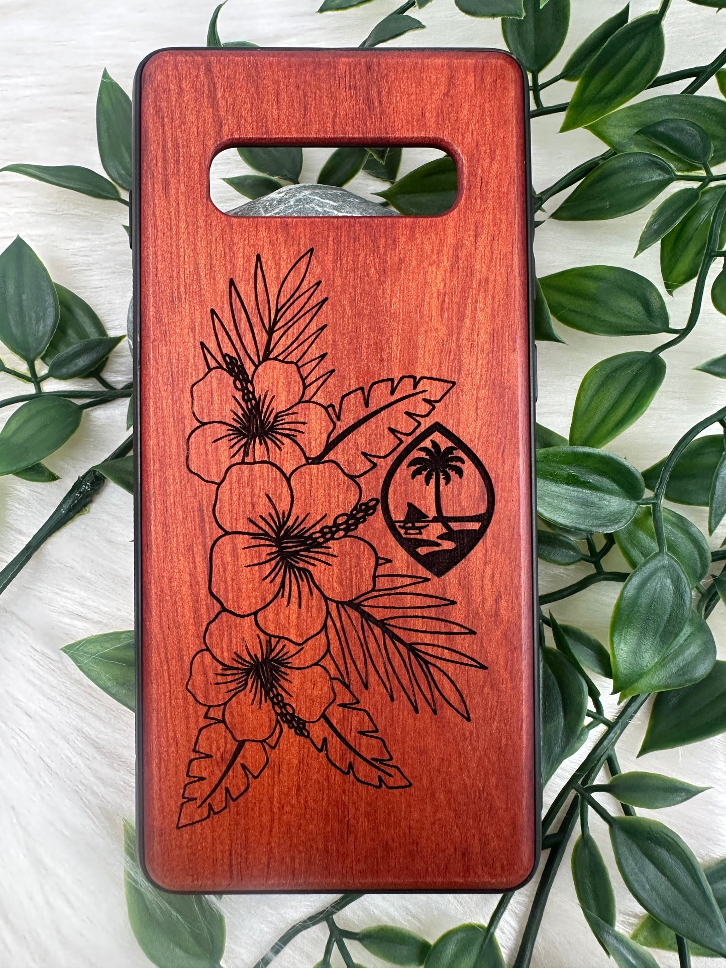 Guam Galaxy S10 Plus Wood Phone Case - tagastonecustoms.com