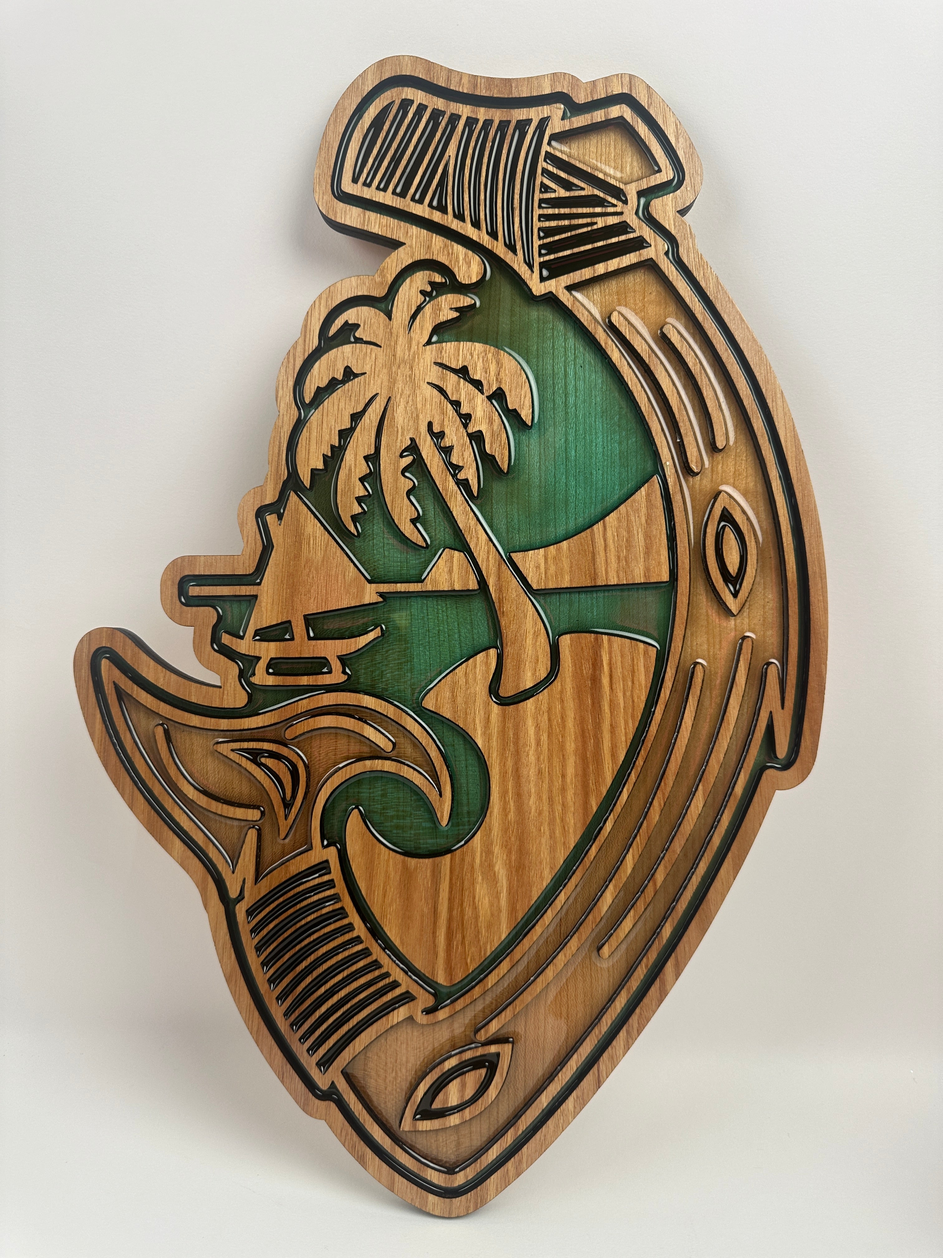 Guam Hook Wall Decor - Taga Stone Customs