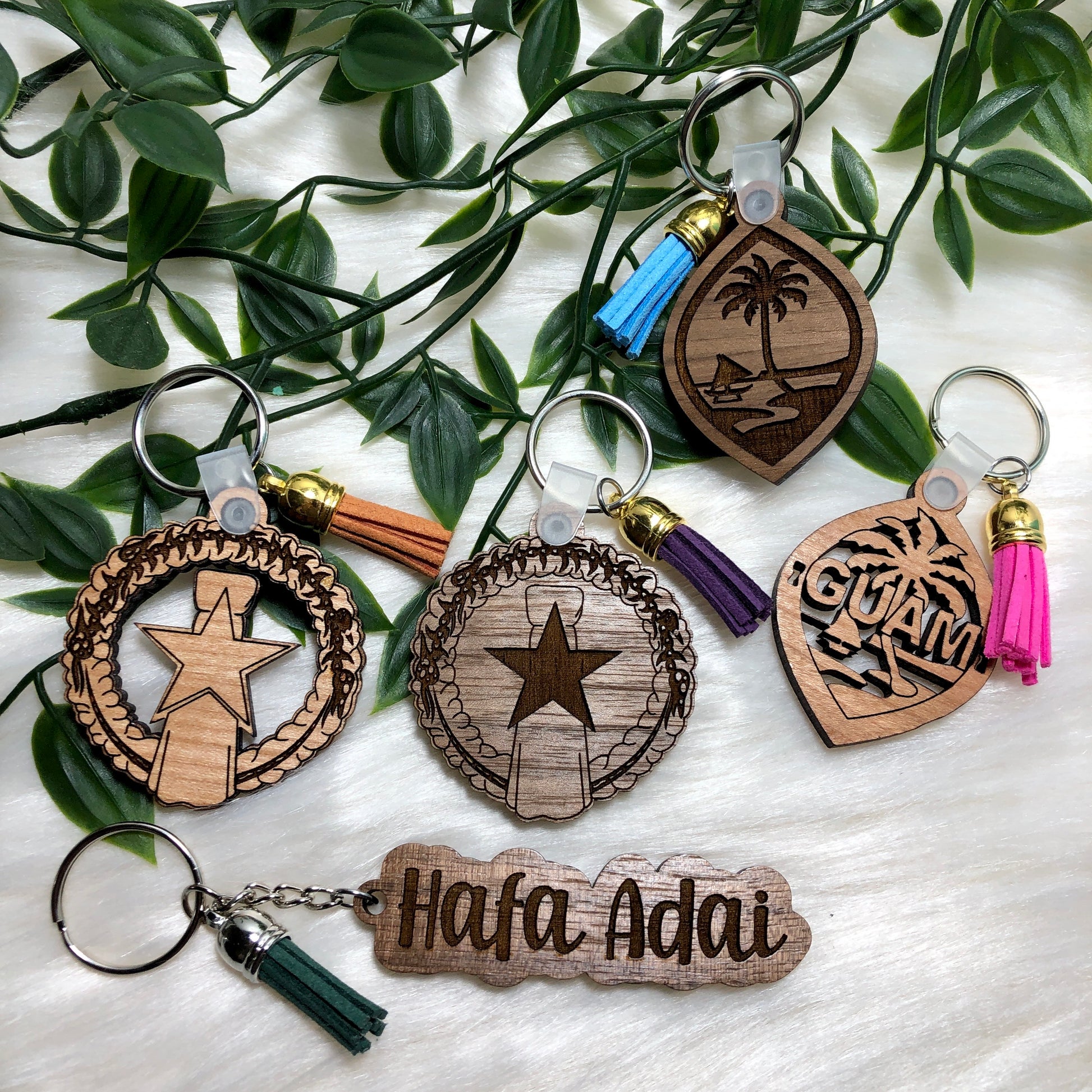 Hafa Adai keychain - tagastonecustoms.com