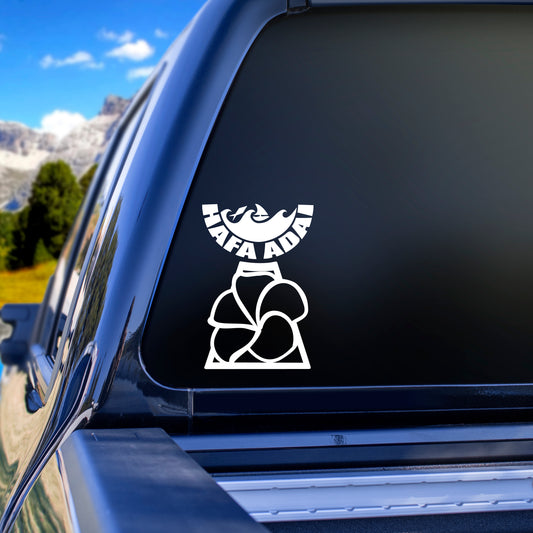 Taga Stone Plumeria Decal