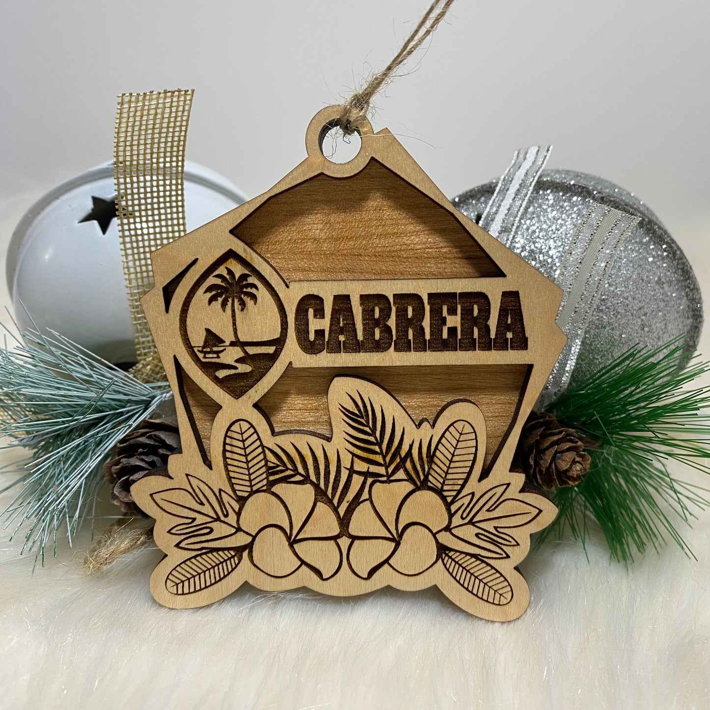 Personalize Guam Christmas Ornament - tagastonecustoms.com