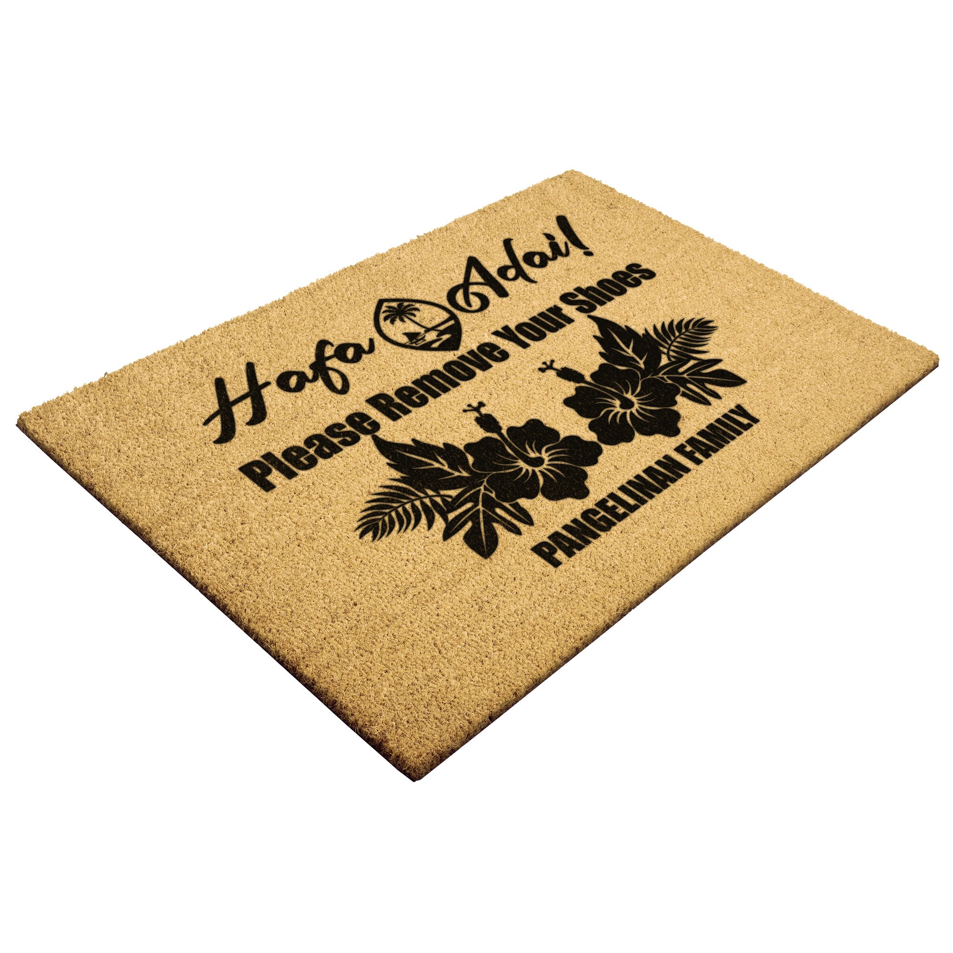 Personalize Guam Door Mat - tagastonecustoms.com