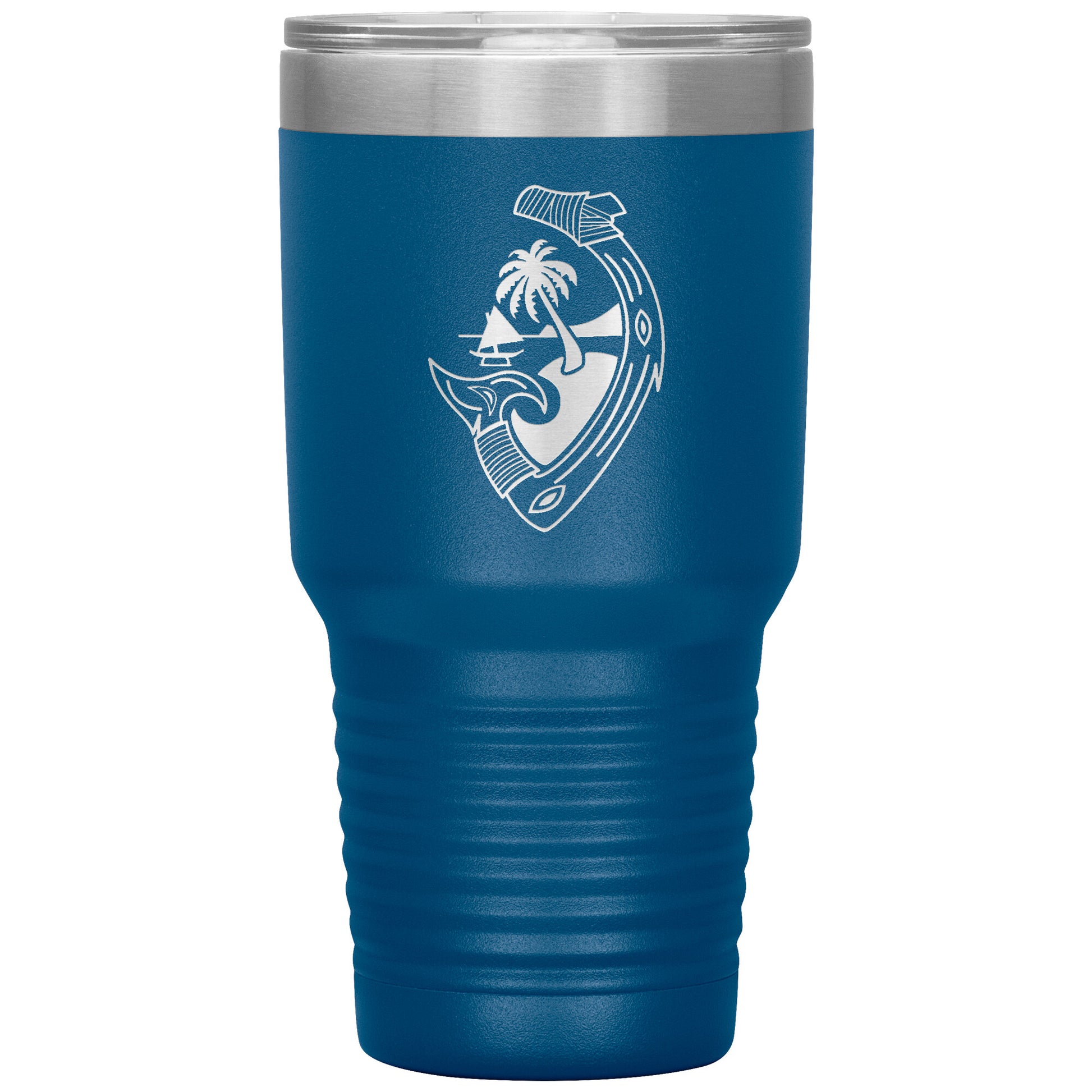 Guam Hook 30 oz Tumbler - tagastonecustoms.com