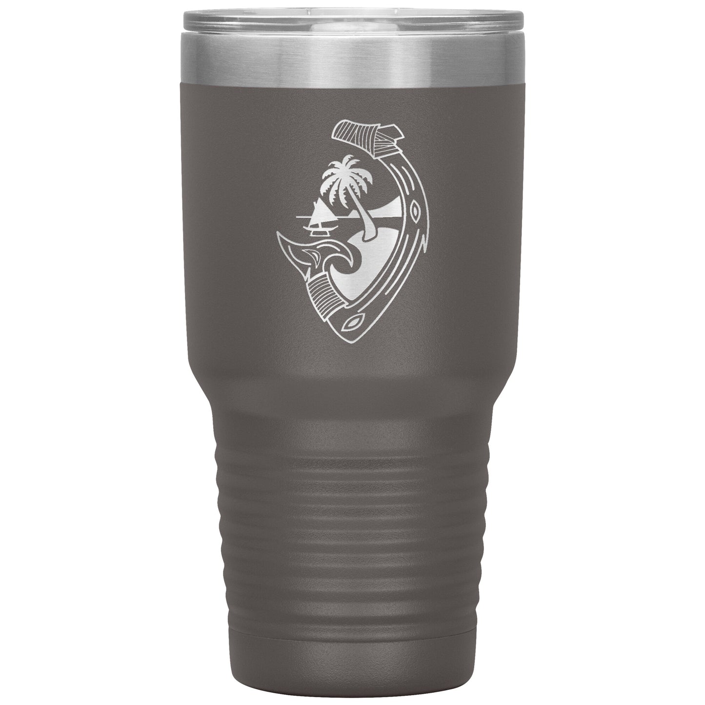 Guam Hook 30 oz Tumbler - tagastonecustoms.com