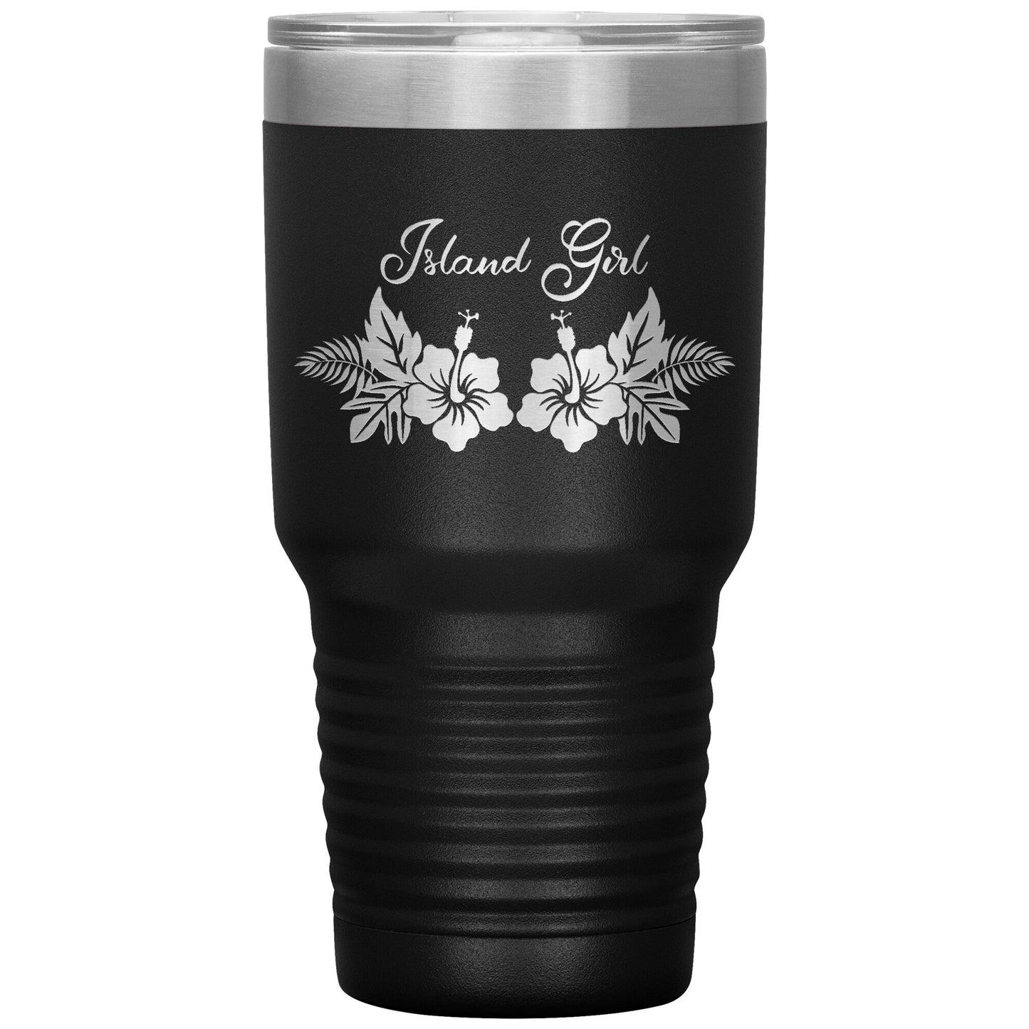 Hibiscus 30 oz Tumbler - tagastonecustoms.com