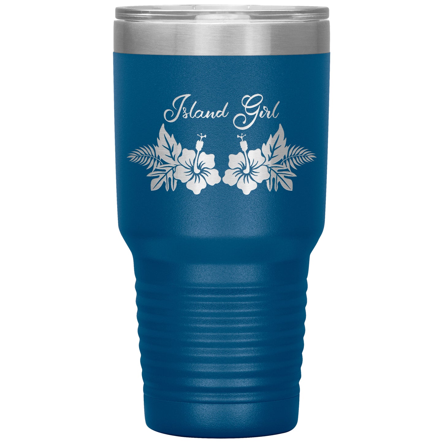 Hibiscus 30 oz Tumbler - tagastonecustoms.com