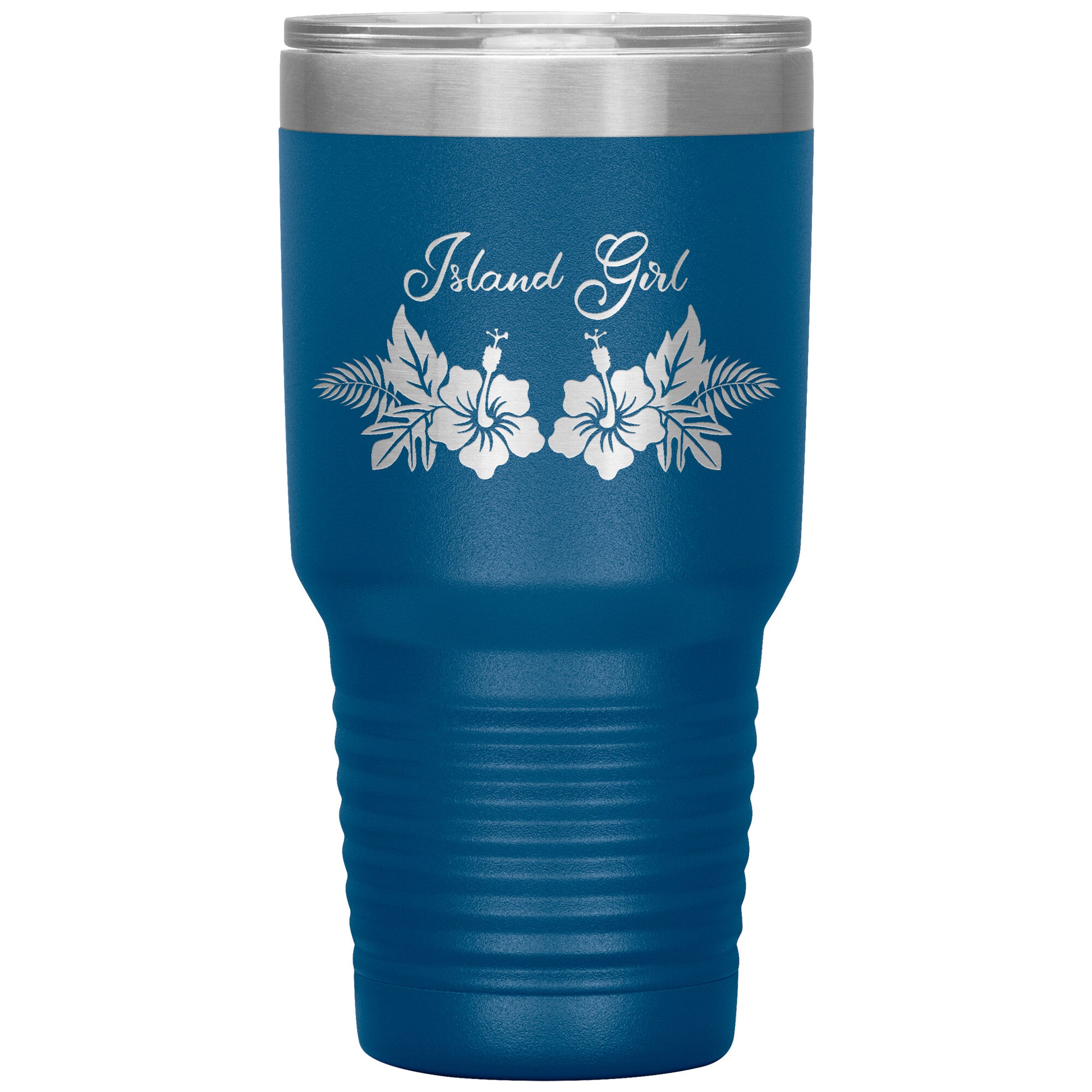 Hibiscus 30 oz Tumbler - tagastonecustoms.com