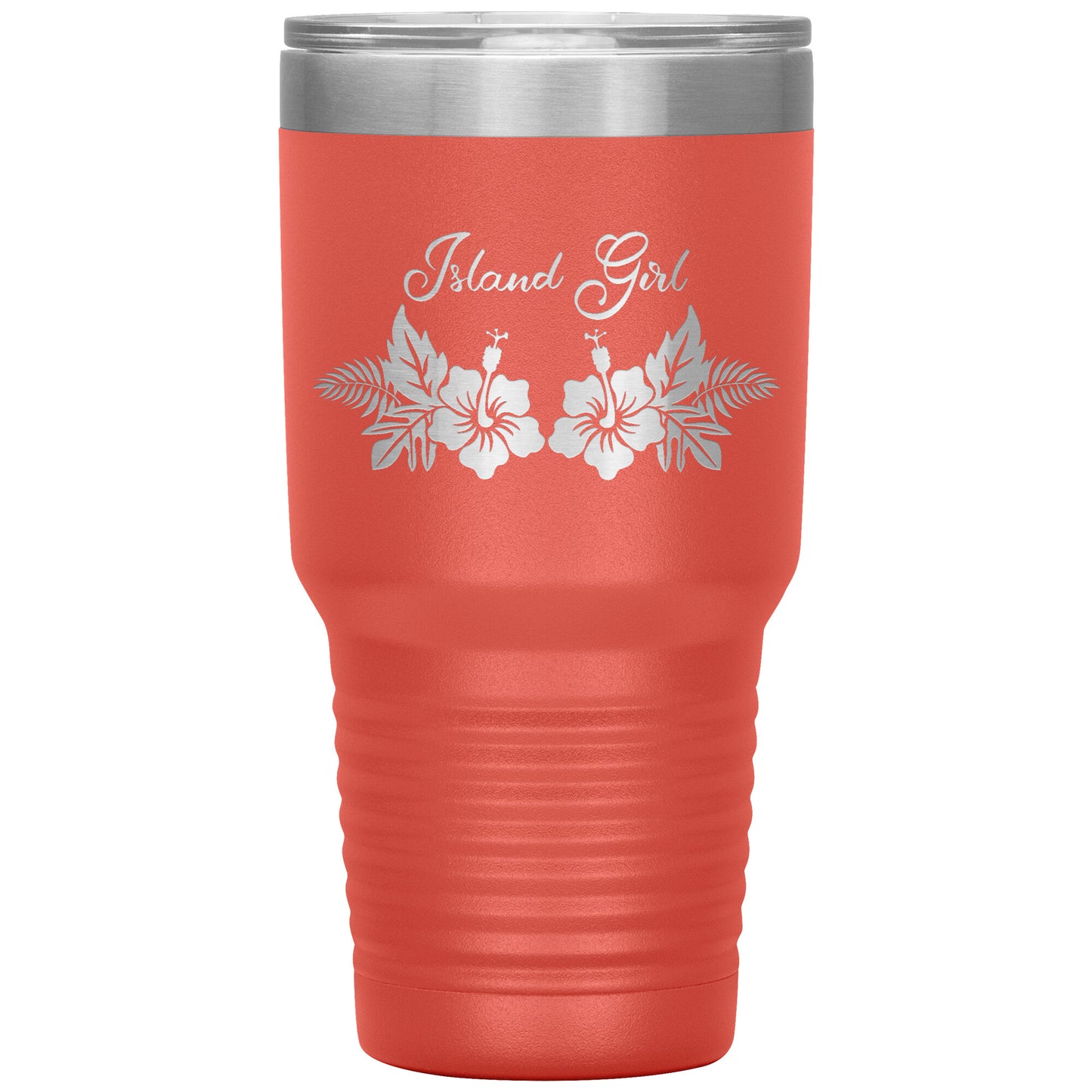 Hibiscus 30 oz Tumbler - tagastonecustoms.com