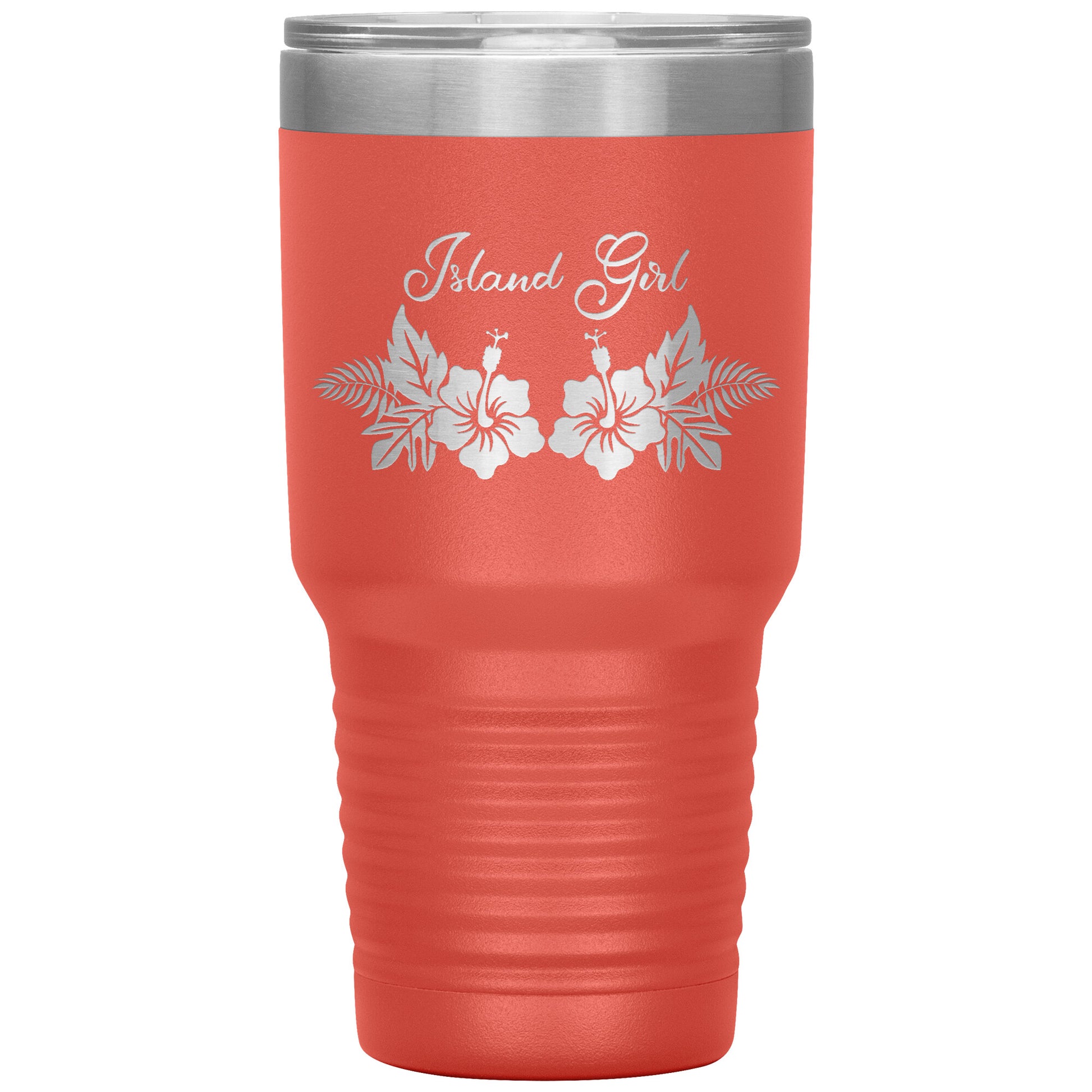 Hibiscus 30 oz Tumbler - tagastonecustoms.com