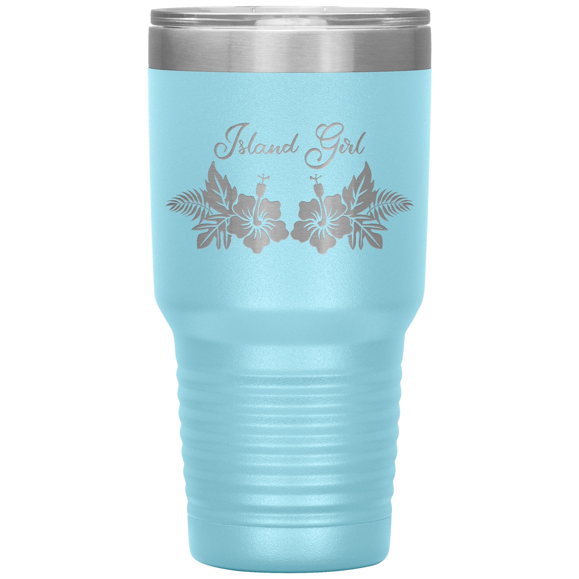 Hibiscus 30 oz Tumbler - tagastonecustoms.com