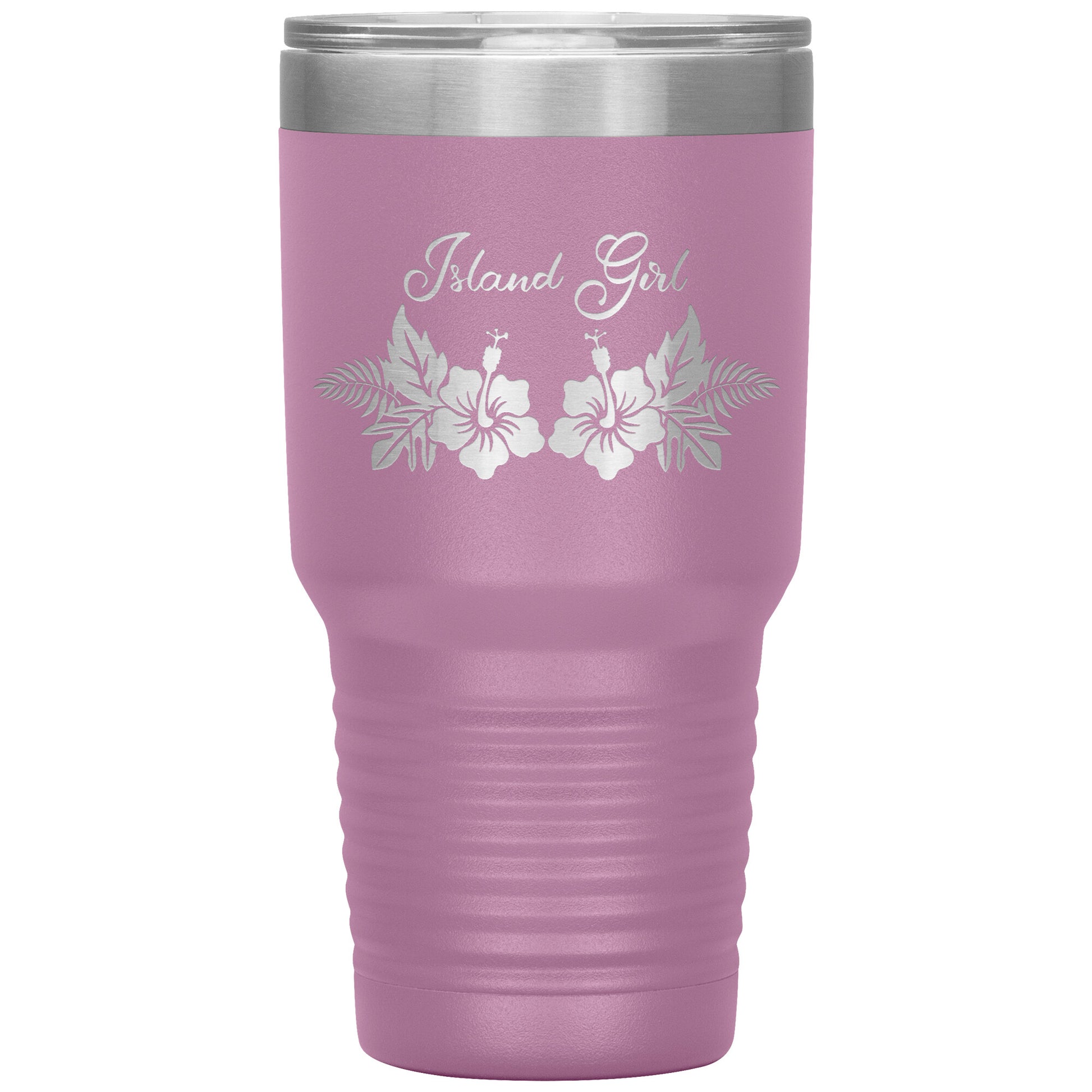 Hibiscus 30 oz Tumbler - tagastonecustoms.com