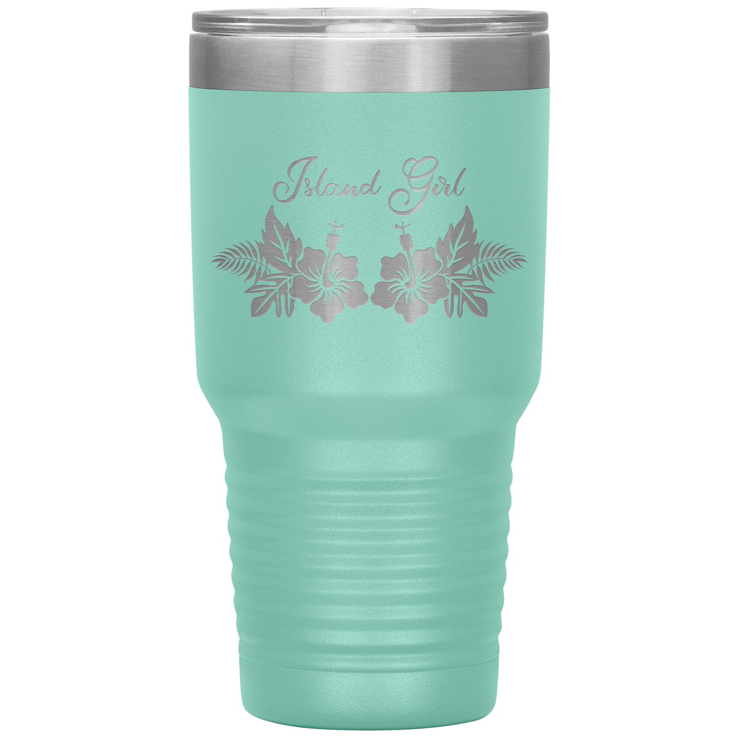 Hibiscus 30 oz Tumbler - tagastonecustoms.com