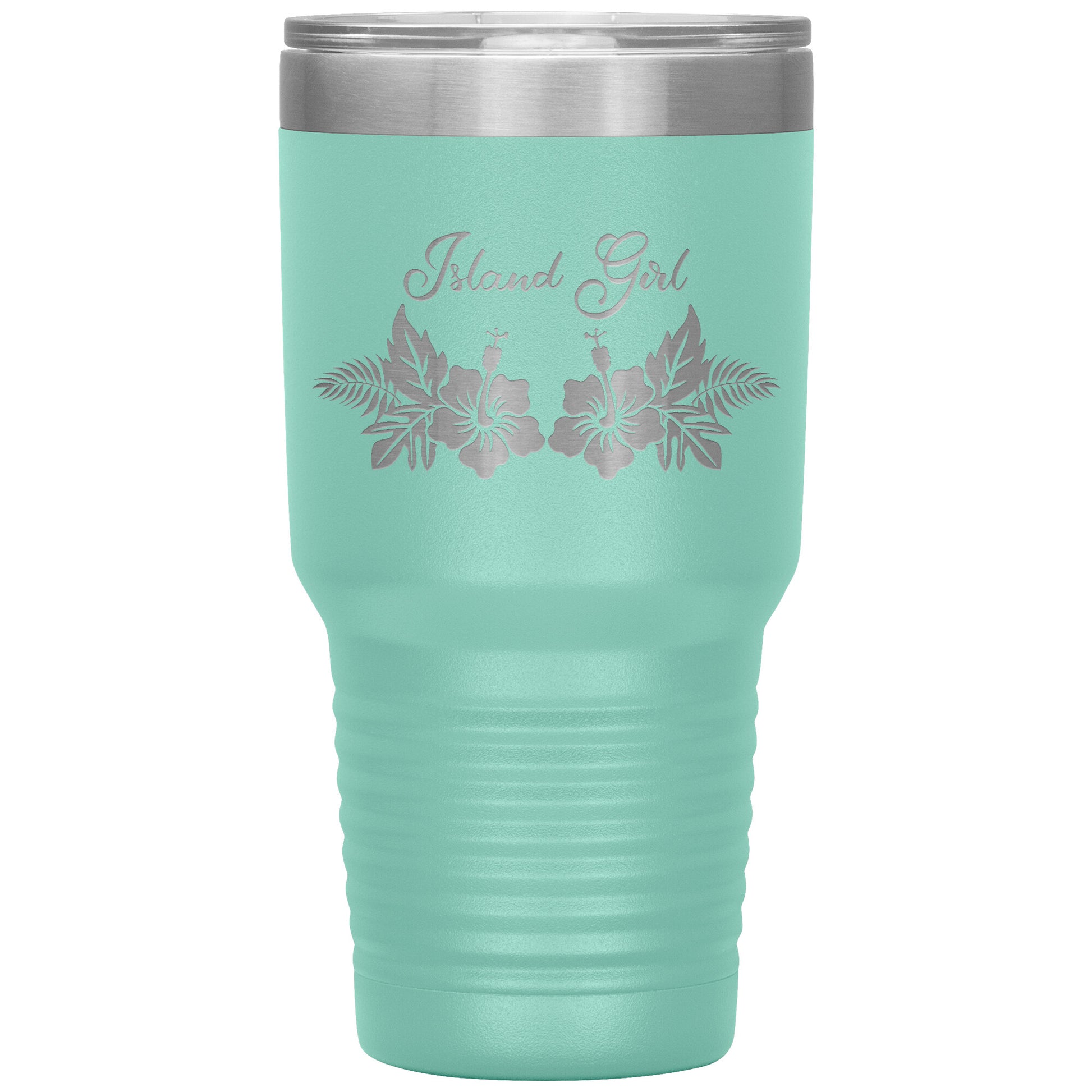 Hibiscus 30 oz Tumbler - tagastonecustoms.com