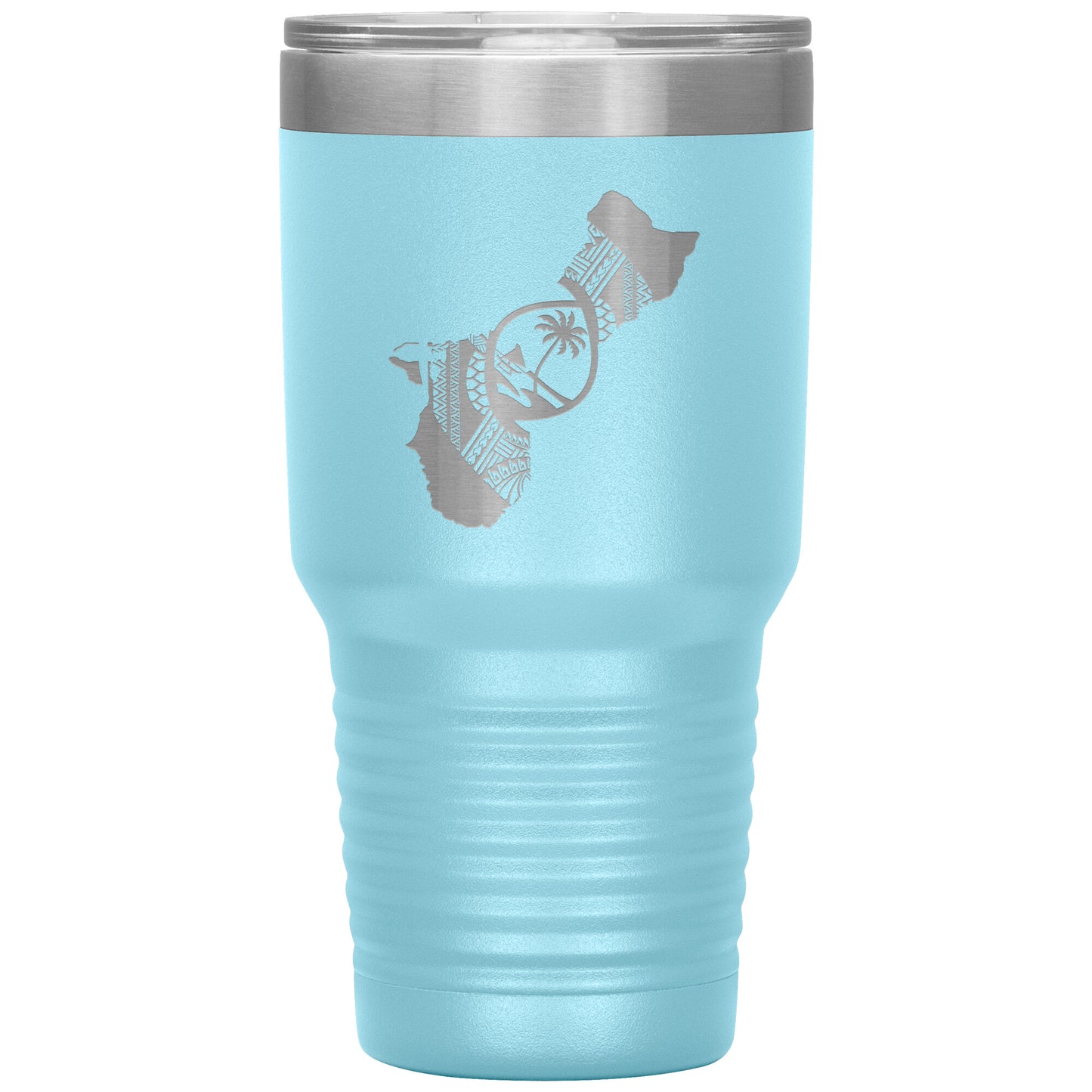 Tribal Guam 30oz Tumbler - tagastonecustoms.com