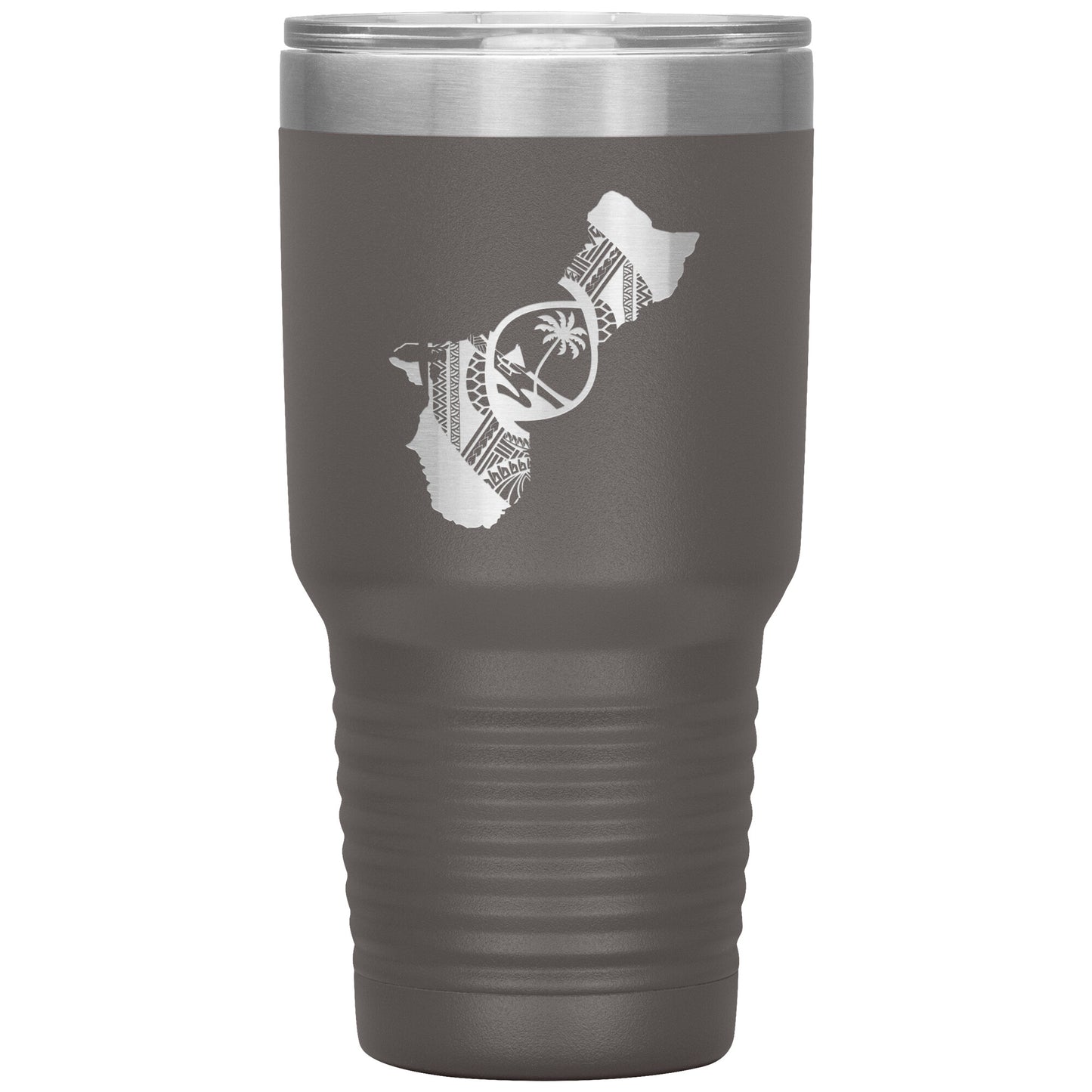 Tribal Guam 30oz Tumbler - tagastonecustoms.com