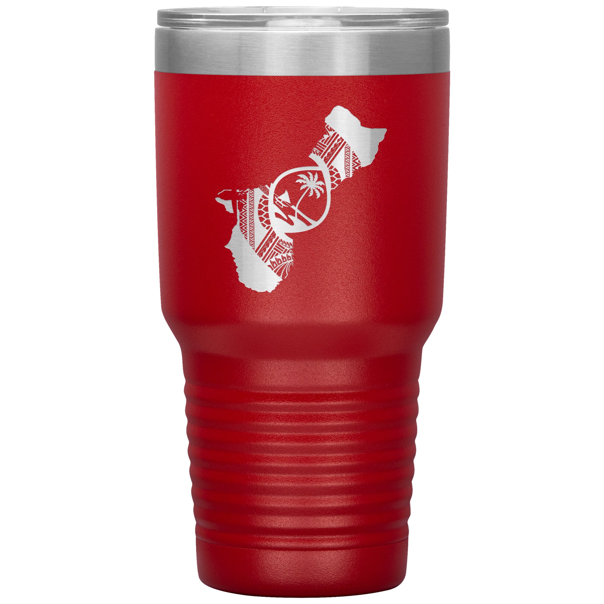 Tribal Guam 30oz Tumbler - tagastonecustoms.com