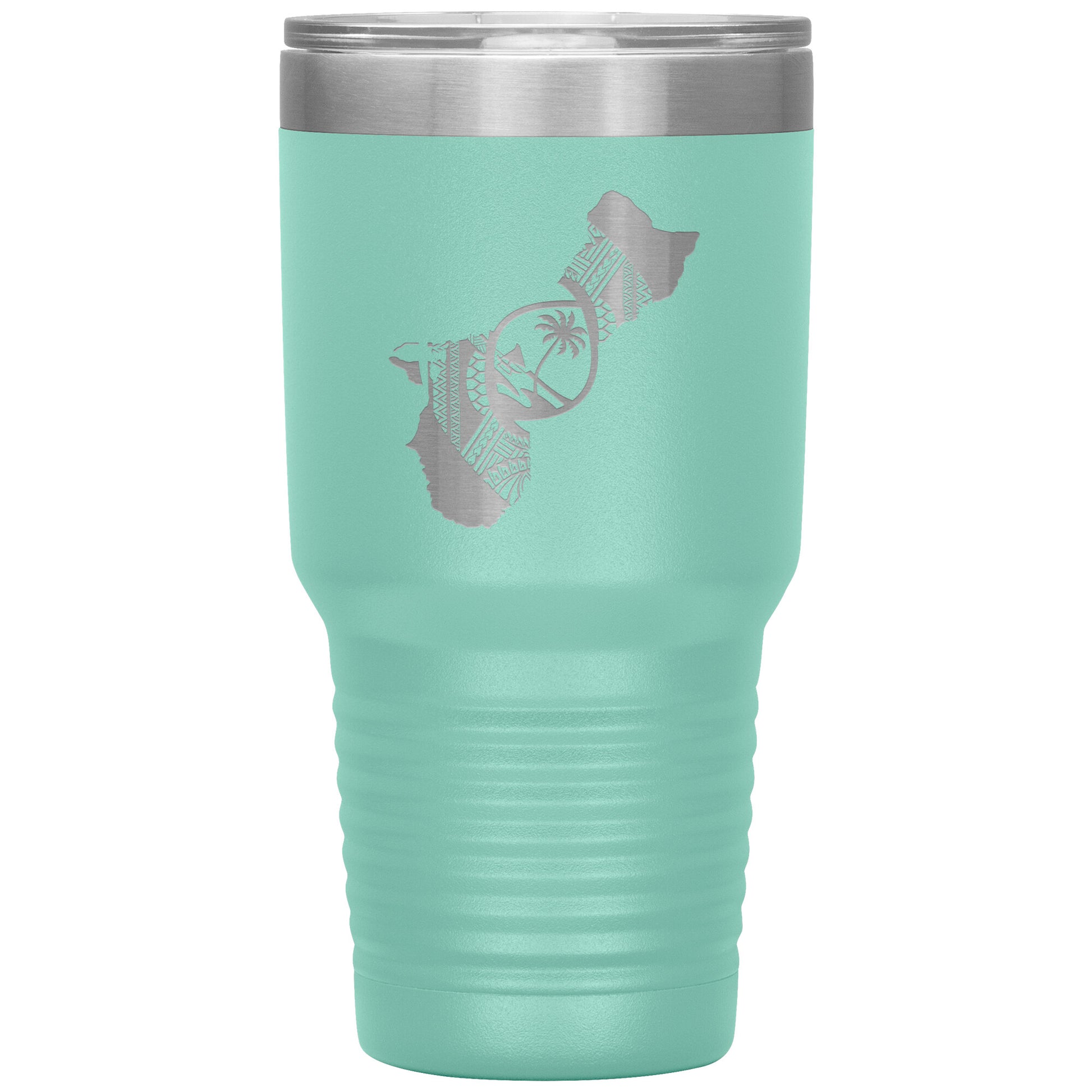 Tribal Guam 30oz Tumbler - tagastonecustoms.com