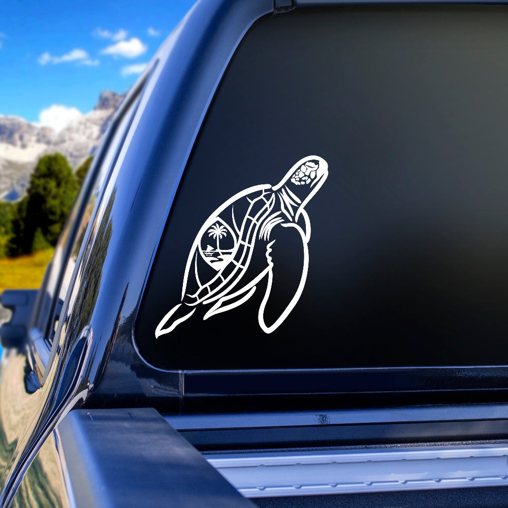 Guam Turtle Decal - tagastonecustoms.com