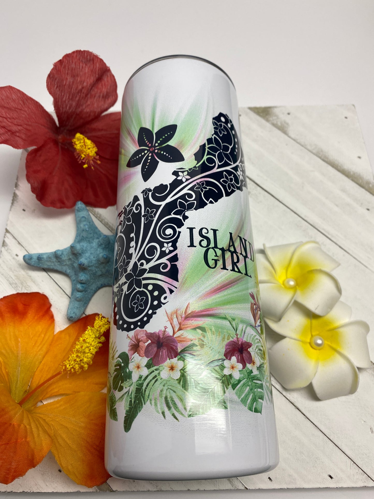 Island Girl 20oz Tumbler set - tagastonecustoms.com